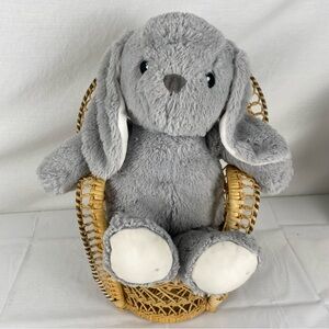 MINISO Life Plush Bunny Rabbit Gray Stuffed Animal Soft Toy Large